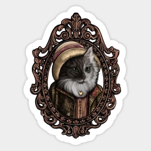 Cat Cameo: The Lady, Kitten Sticker